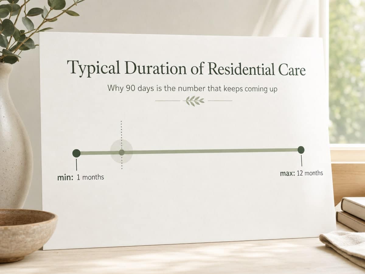 Chart showing Typical Duration of Residential Care