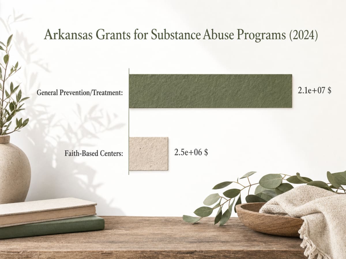 Chart showing Arkansas Grants for Substance Abuse Programs (2024)
